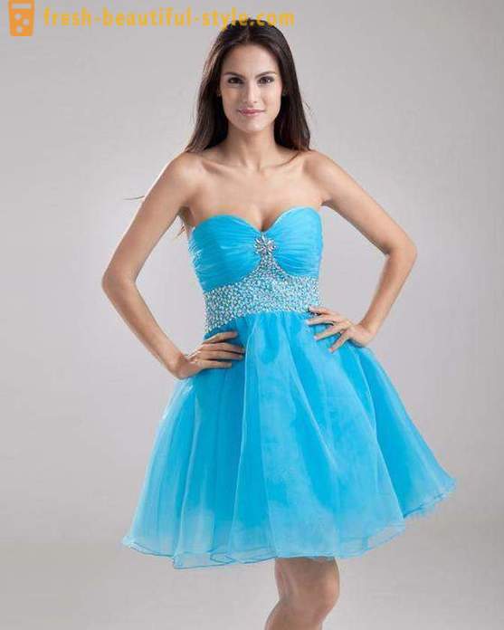 Fra hva jeg skal ha den blå kjolen? Blå kjole på gulvet