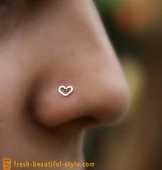 Hvordan å pierce nesen. Nose Piercing: bilde