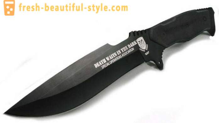 De viktigste typer kniver. Typer av foldekniver