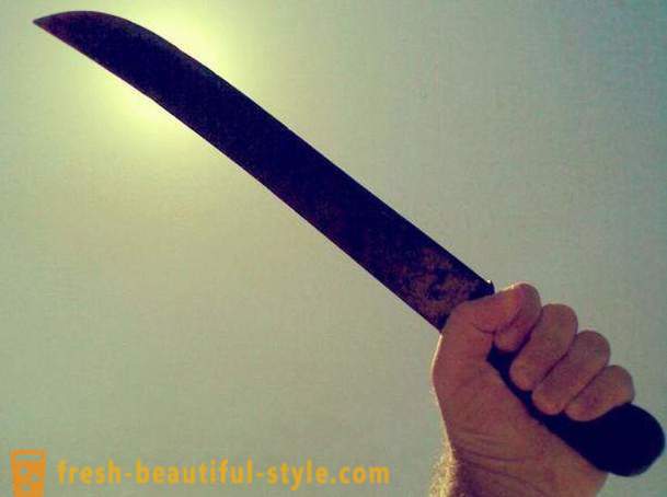 Hvordan lage en machete (kniv) med sine egne hender?