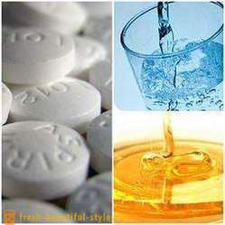 Ansiktsmaske med aspirin og honning (anmeldelser)