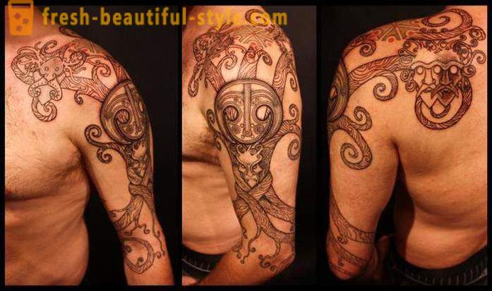 Slaviske mannlige tatovering på armen