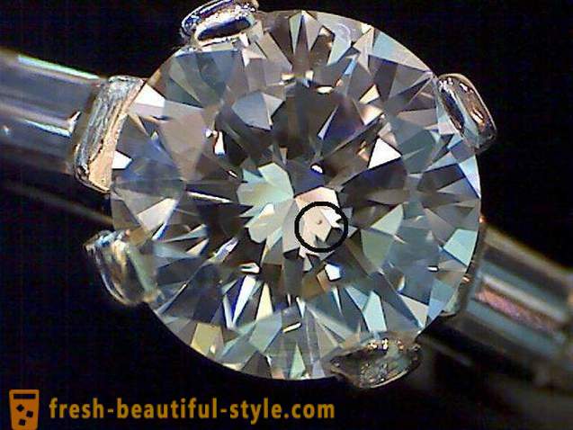 Renheten av en diamant, farge diamant. Omfanget av diamant renhet