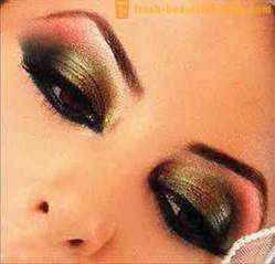 Vakker kveld makeup for brune øyne: en trinnvis beskrivelse