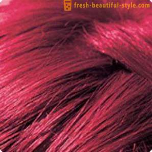 Crimson Hårfarge: fordeler og ulemper