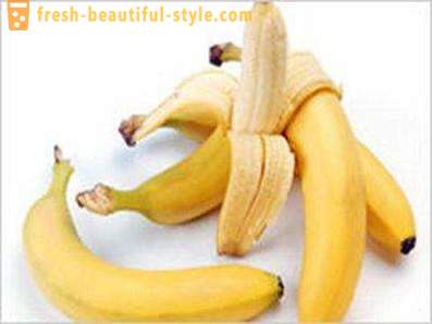 Hjemme skjønnhetssalong: ansikts bananer